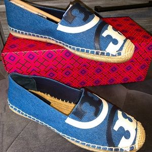 Tory Burch denim espadrilles